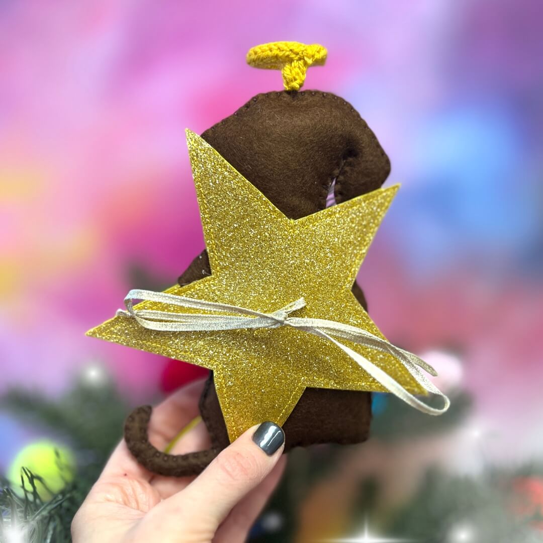 Custom Photo Pet Christmas Tree Topper