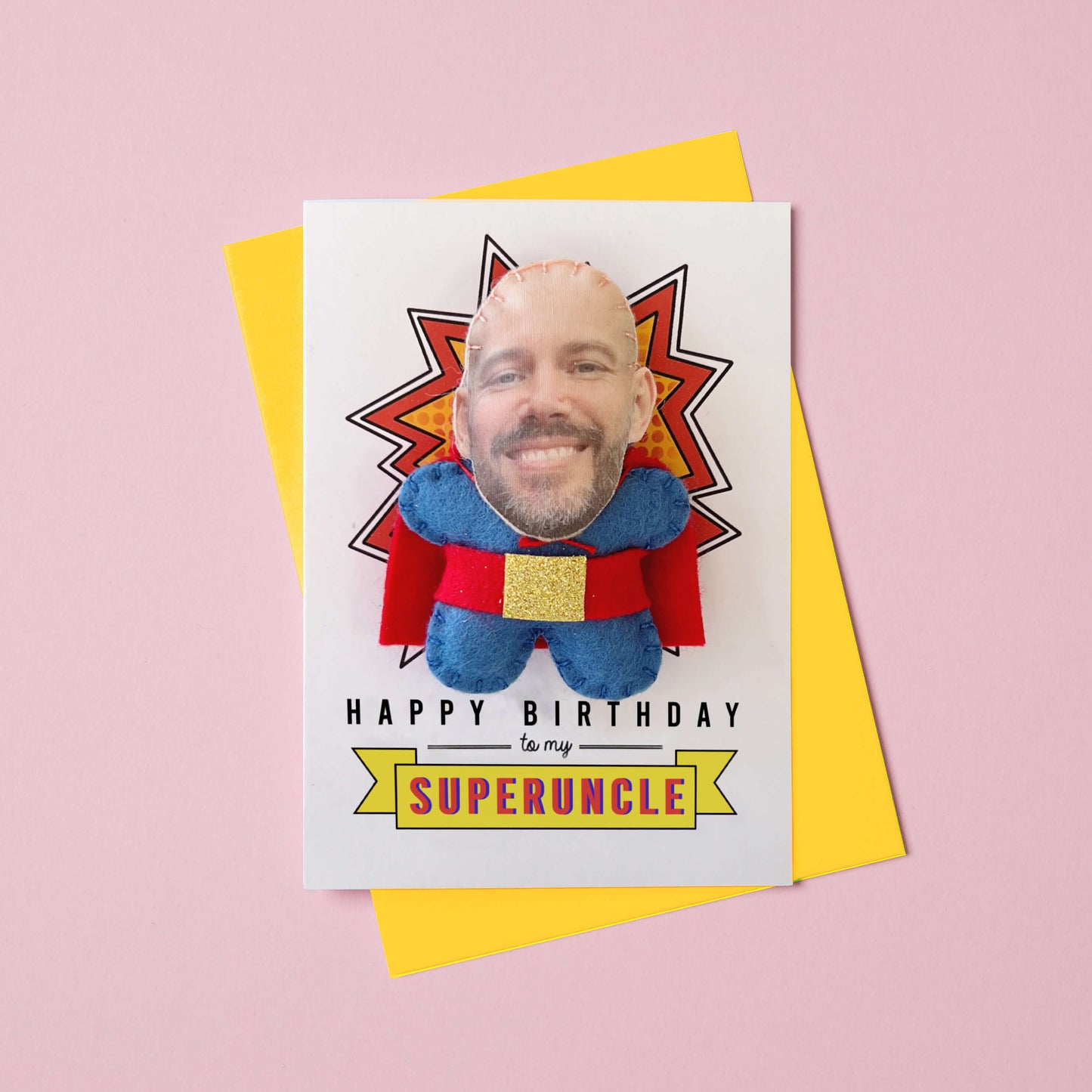 Superhero Personalised Magnet Teacher Card