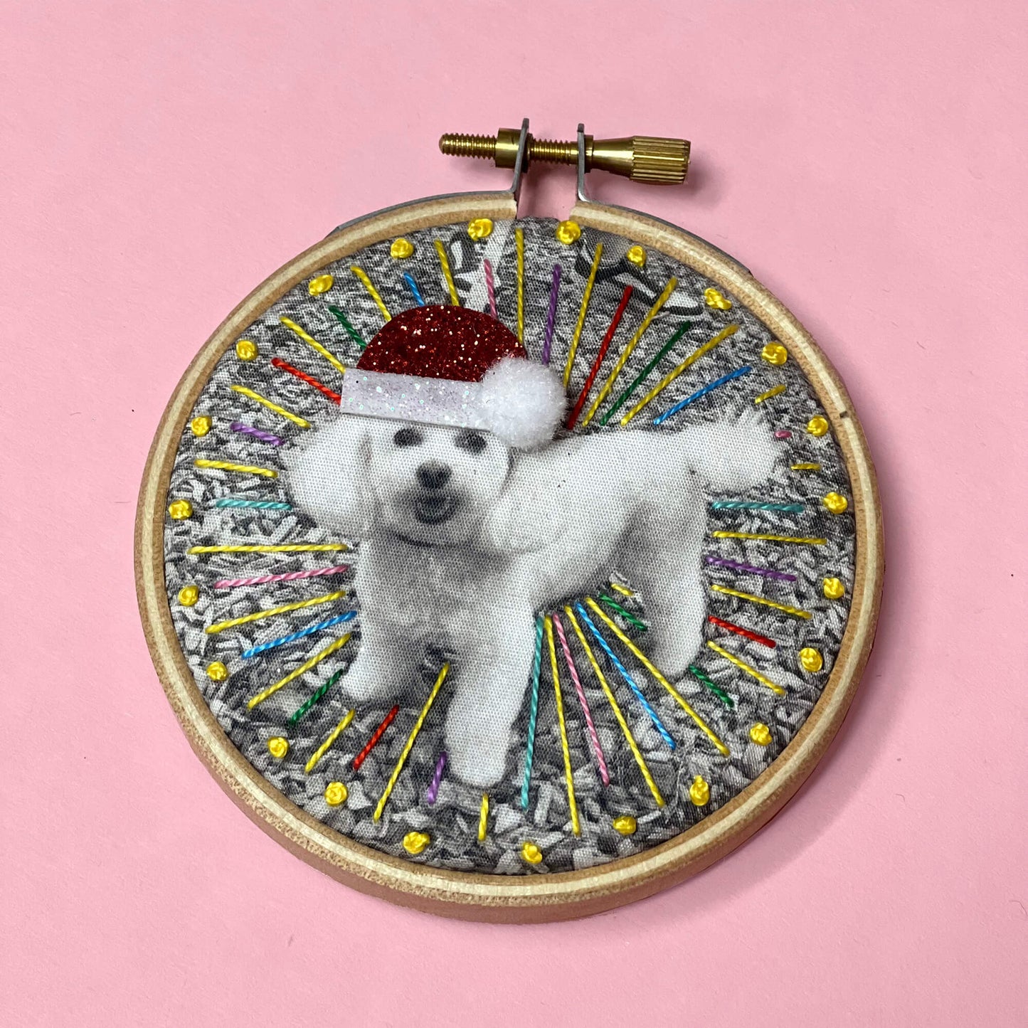 Stitched Pet Photo Portrait