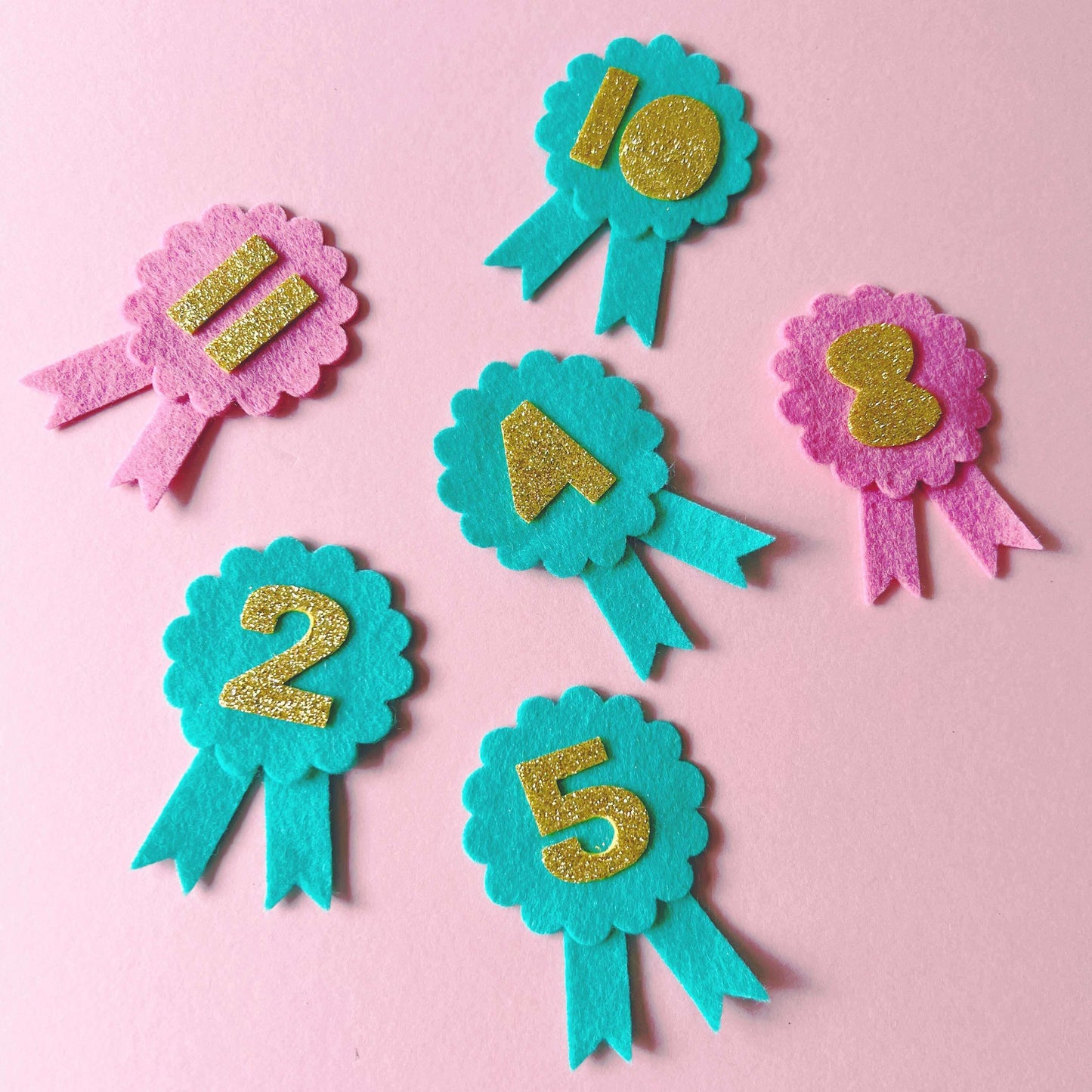 Personalised Birthday Rosette Badge Card