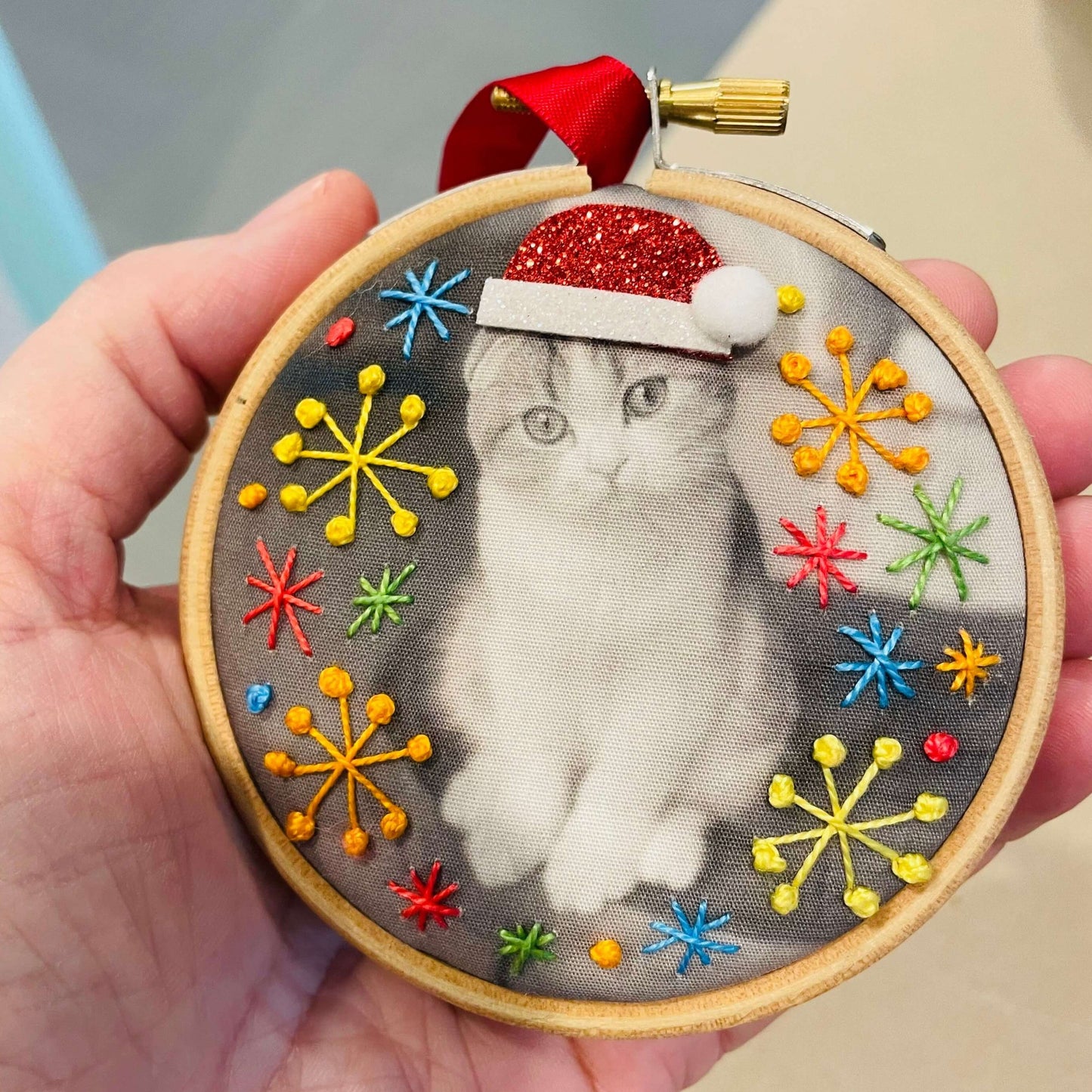 Stitched Pet Photo Portrait