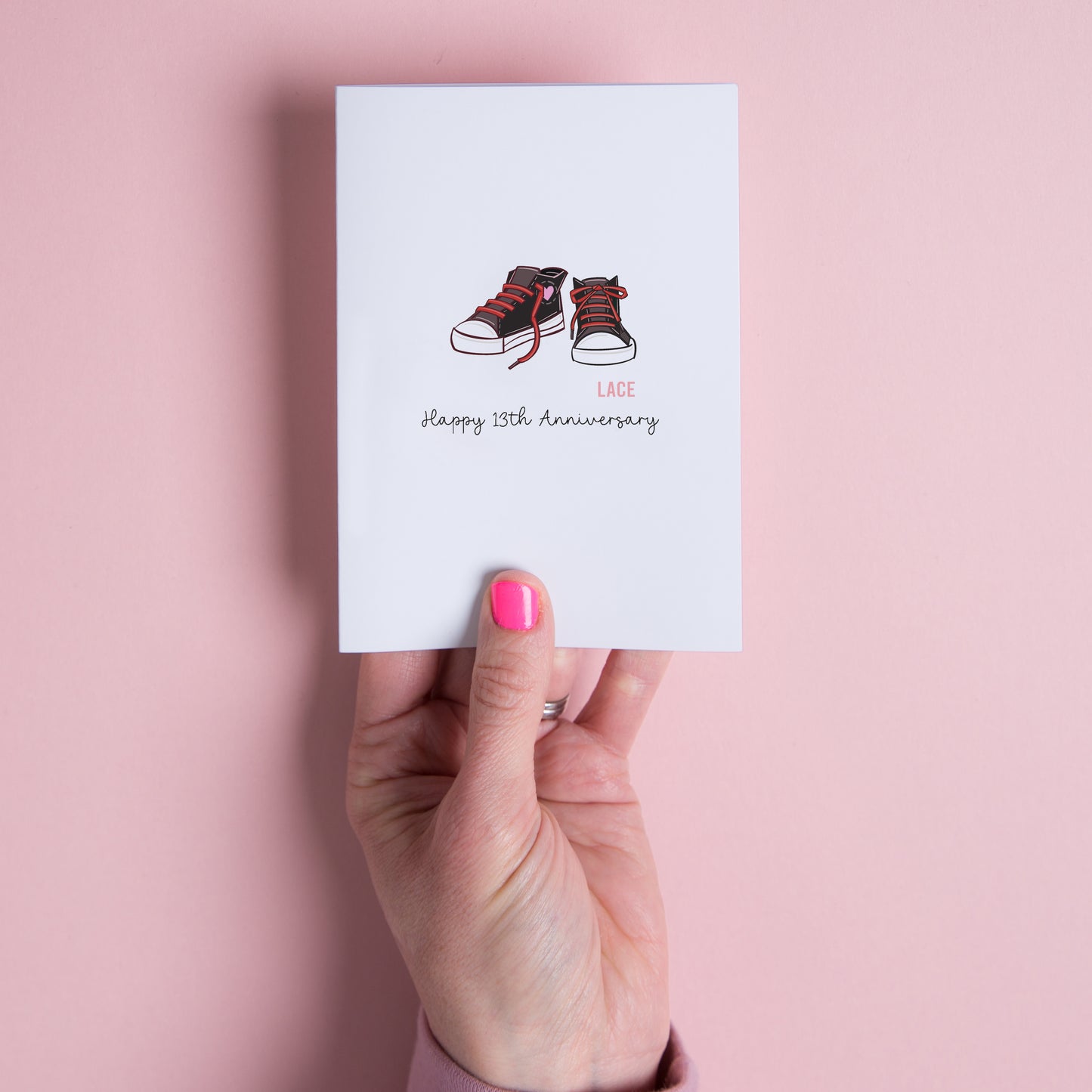 13th Anniversary Card for Lace Anniversary