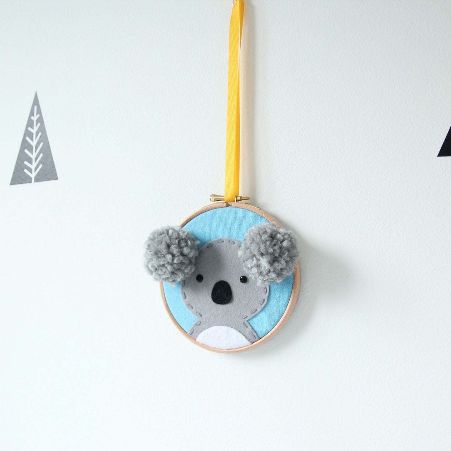 Koala Hoop - Brown Background