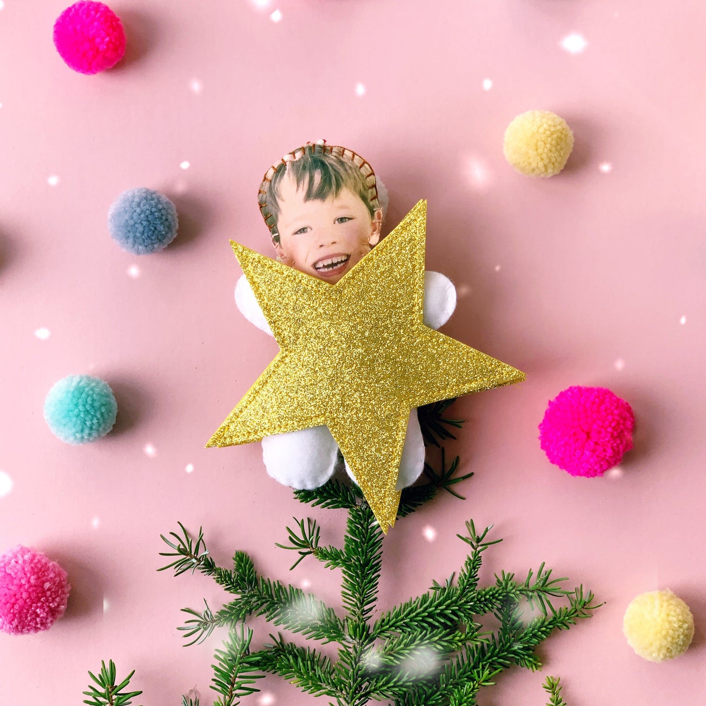 Star Photo Christmas Tree Topper