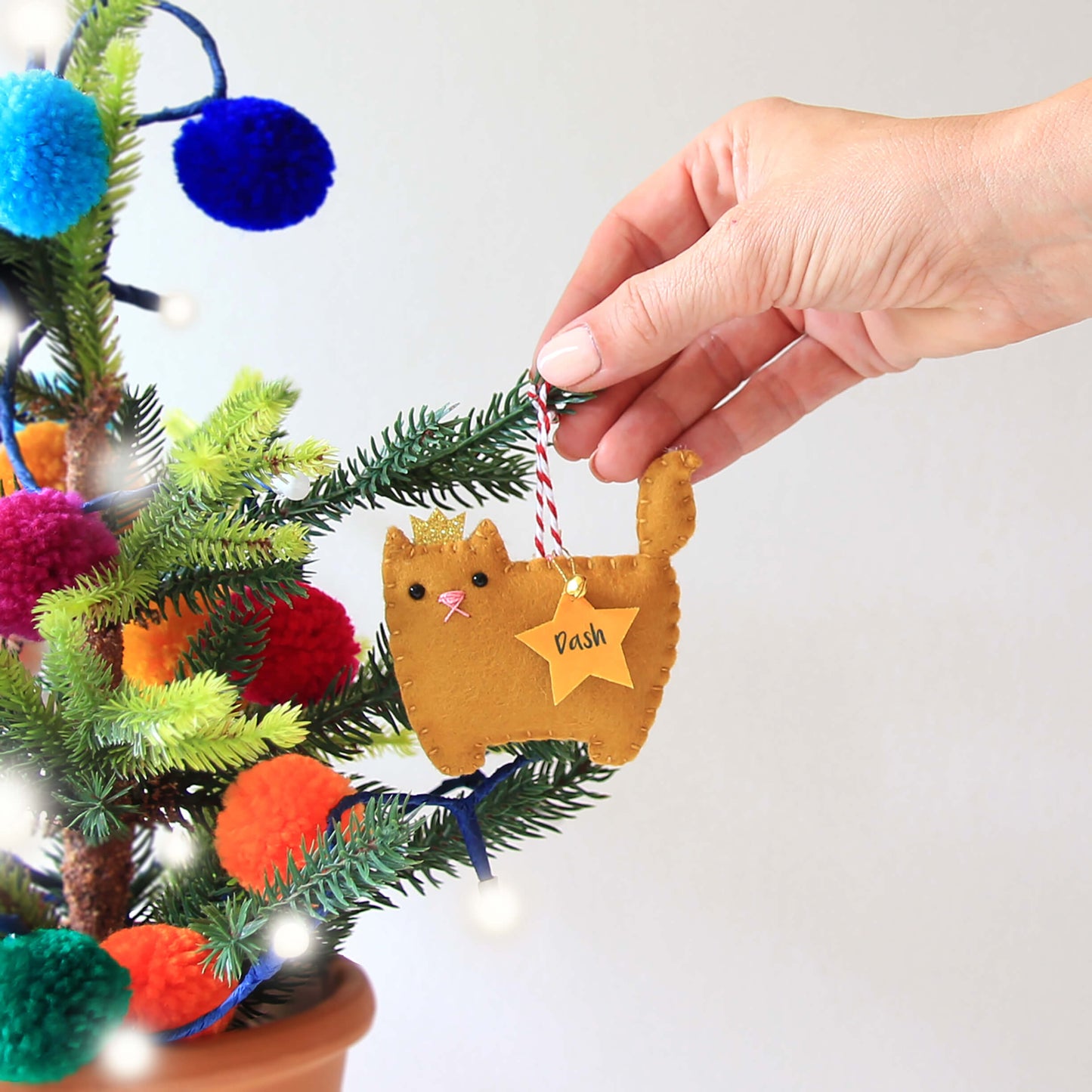 Cat Christmas Tree Decoration