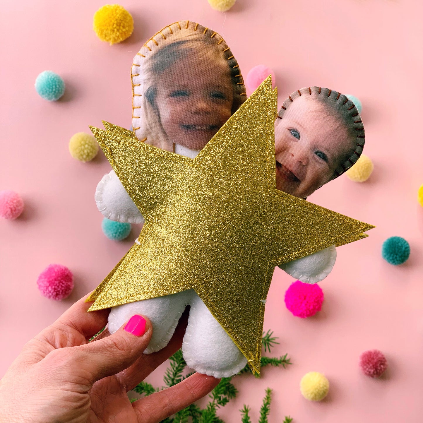 Star Photo Christmas Tree Topper