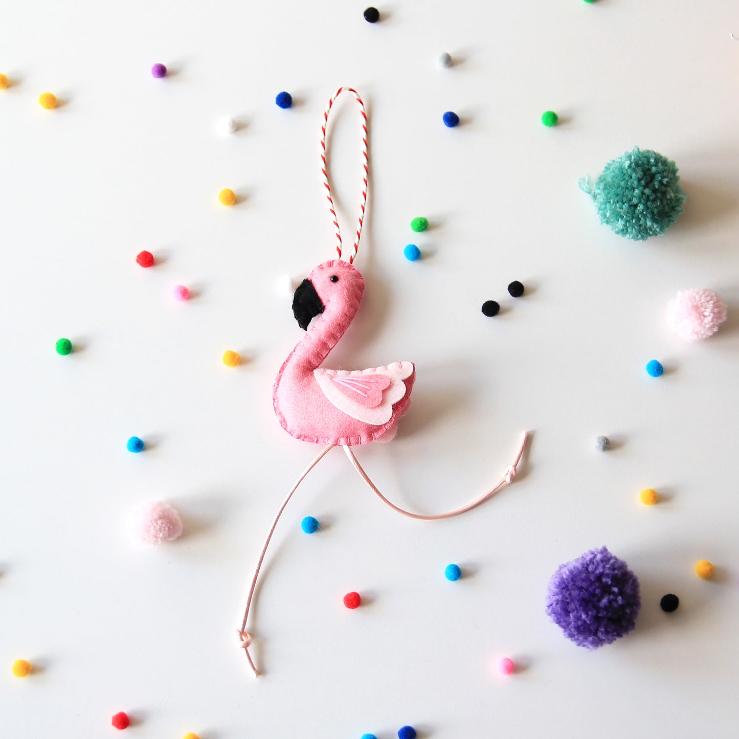 Flamingo Christmas Decoration Sewing Kit