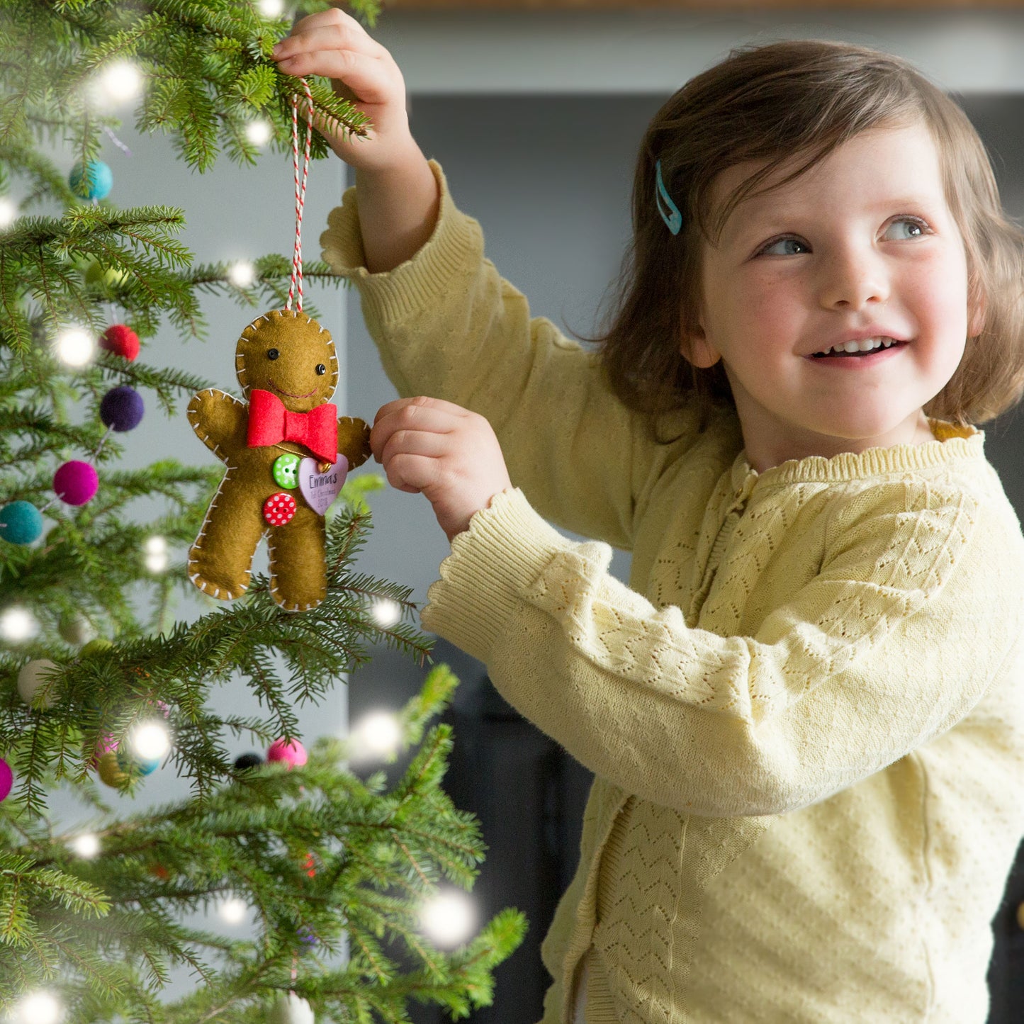 Gingerbread Man Decoration - Choose Your Colours