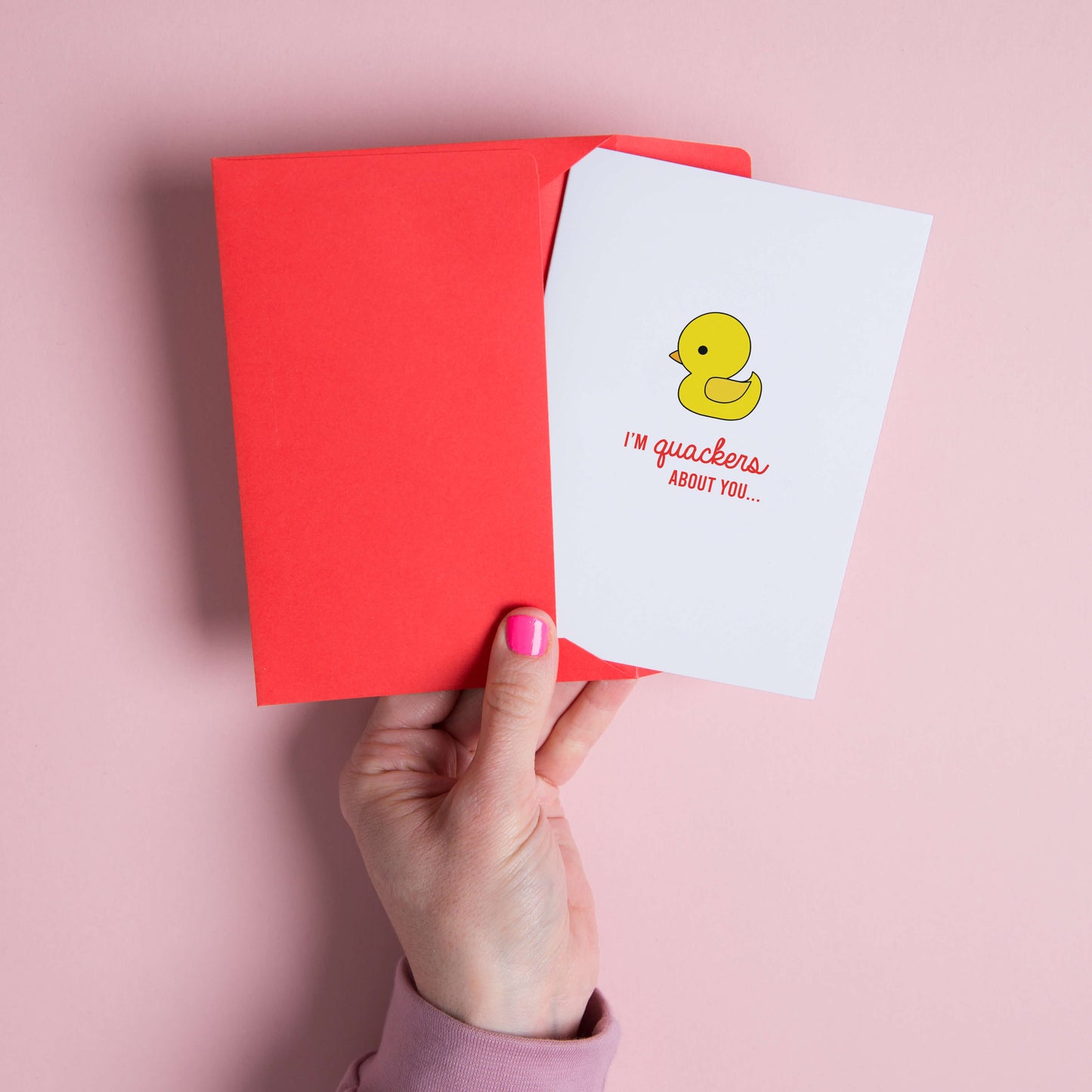 I'm Quackers About You Card