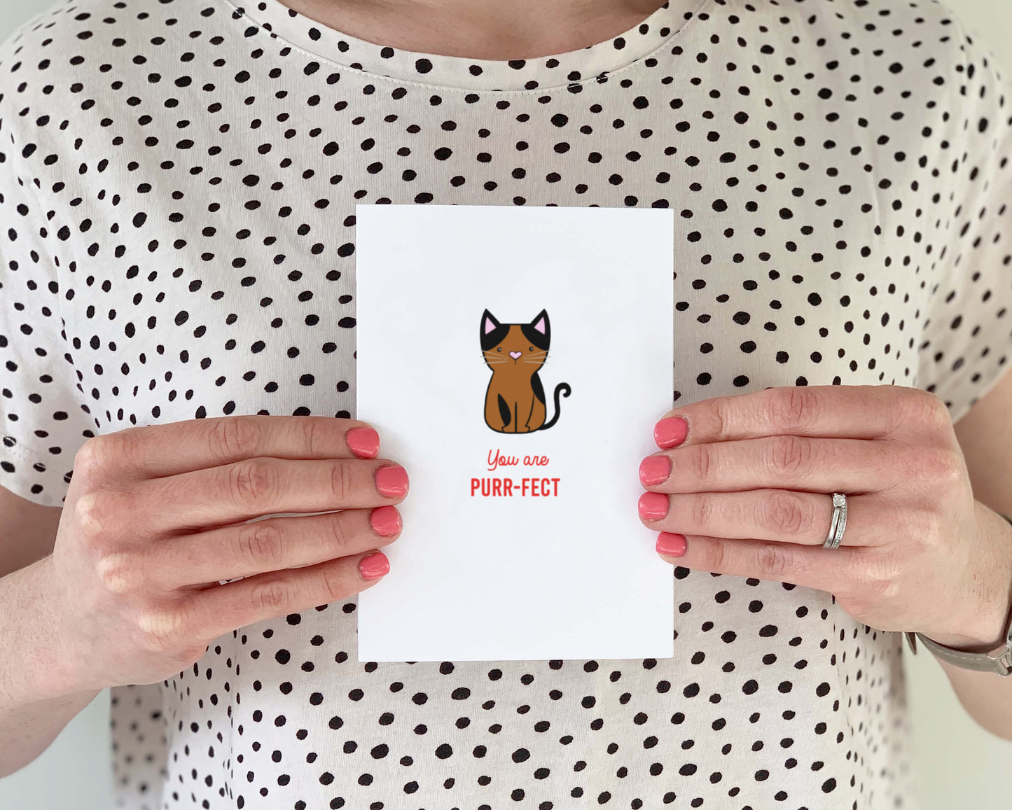 Purrfect Cat Card