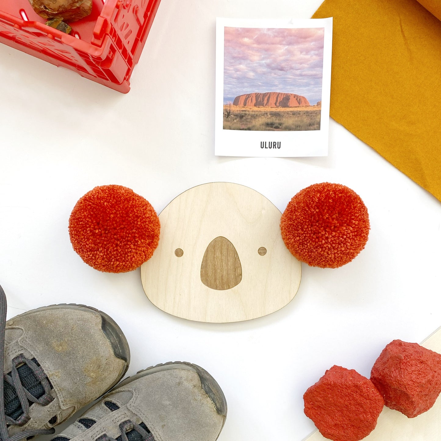 Pom Pom Koala Wall Plaque