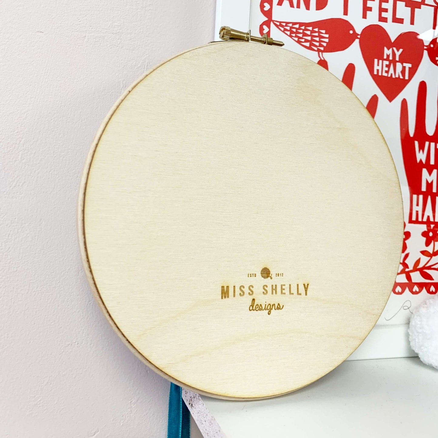 Favourite Photo Embroidered Hoop Gift