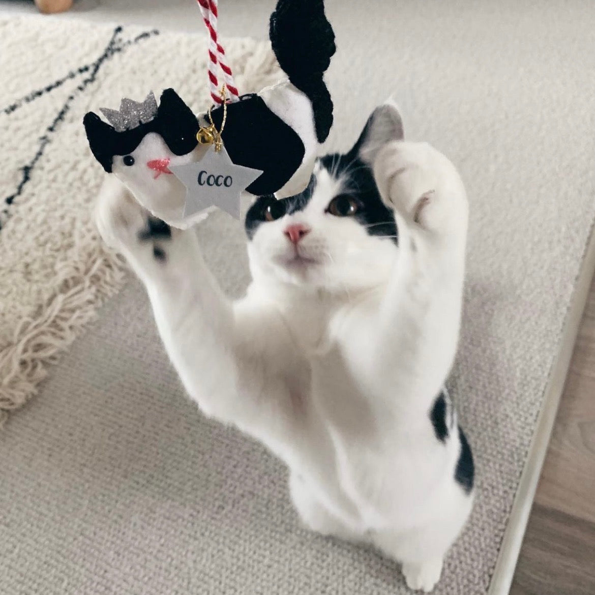 Bespoke Cat Christmas Decoration – Perfect Gift for Cat Lovers