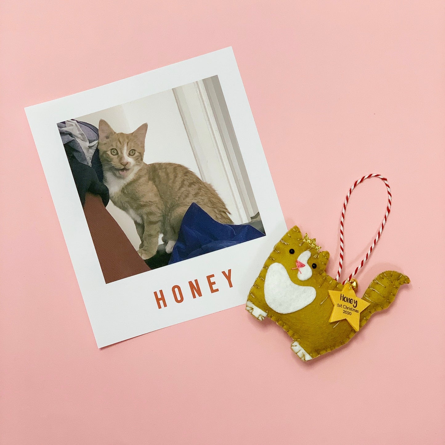 Bespoke Cat Christmas Decoration – Perfect Gift for Cat Lovers