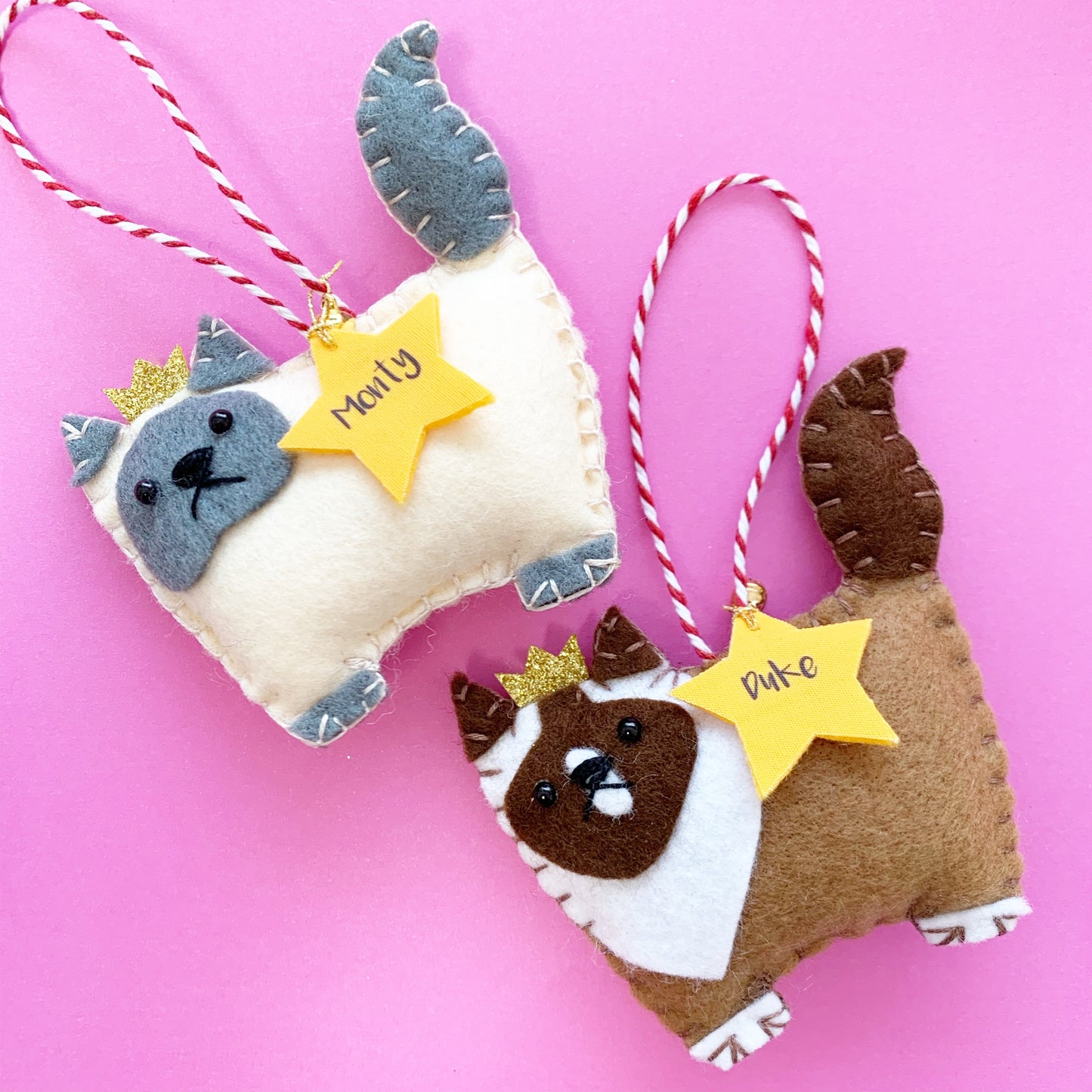 Bespoke Cat Christmas Decoration – Perfect Gift for Cat Lovers