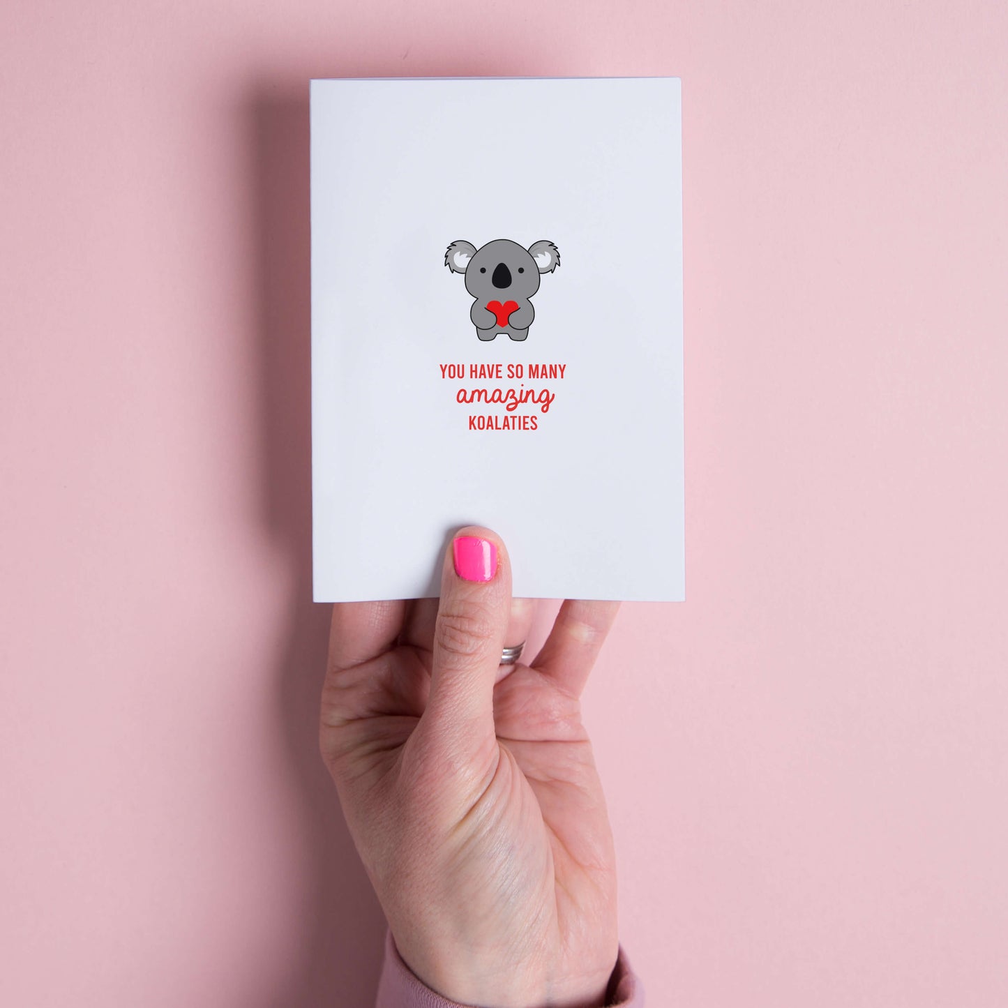 Koala Valentine's Day Card