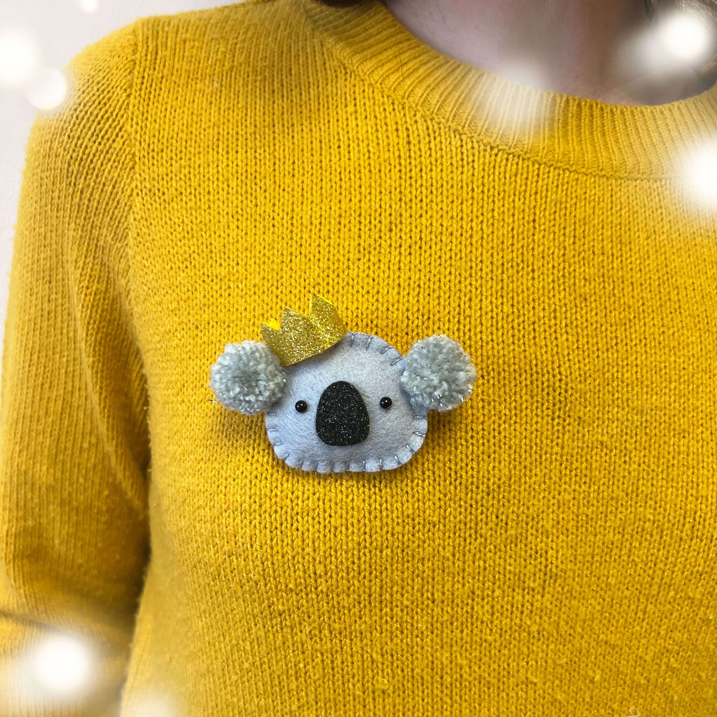 Koala Christmas Brooch