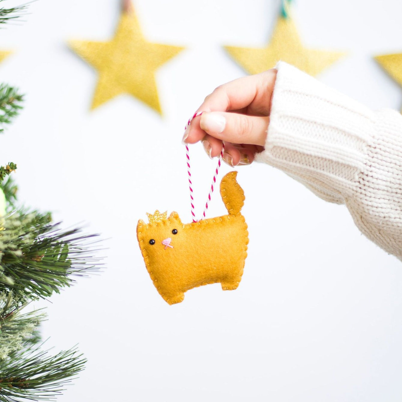 Cat Christmas Tree Decoration