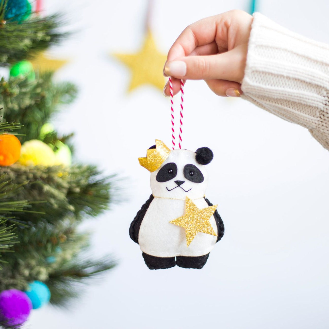 Panda Christmas Tree Decoration