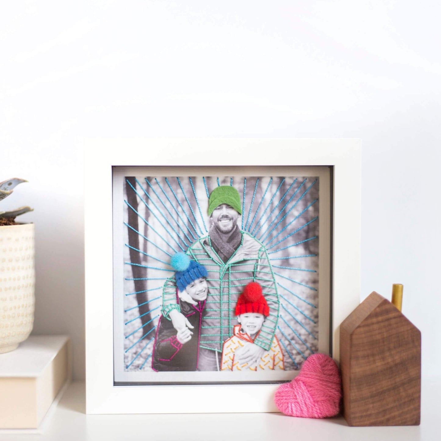 Framed Embroidered Photo Gift