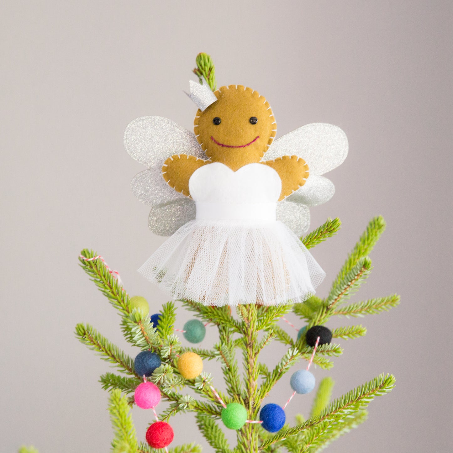 Gingerbread Angel Christmas Tree Topper