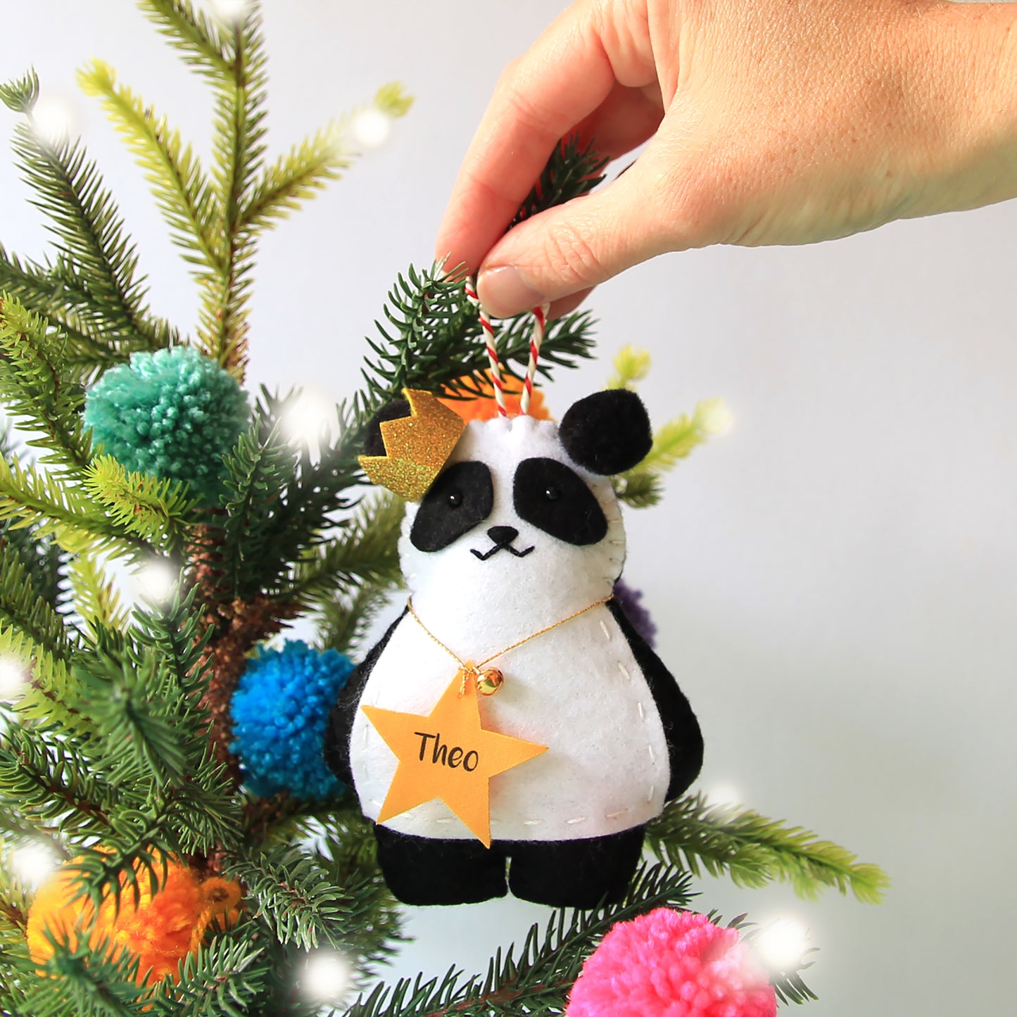 Panda Christmas Tree Decoration