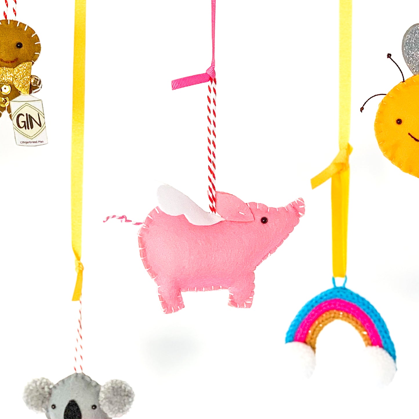 Pig Personalised Christmas Decoration