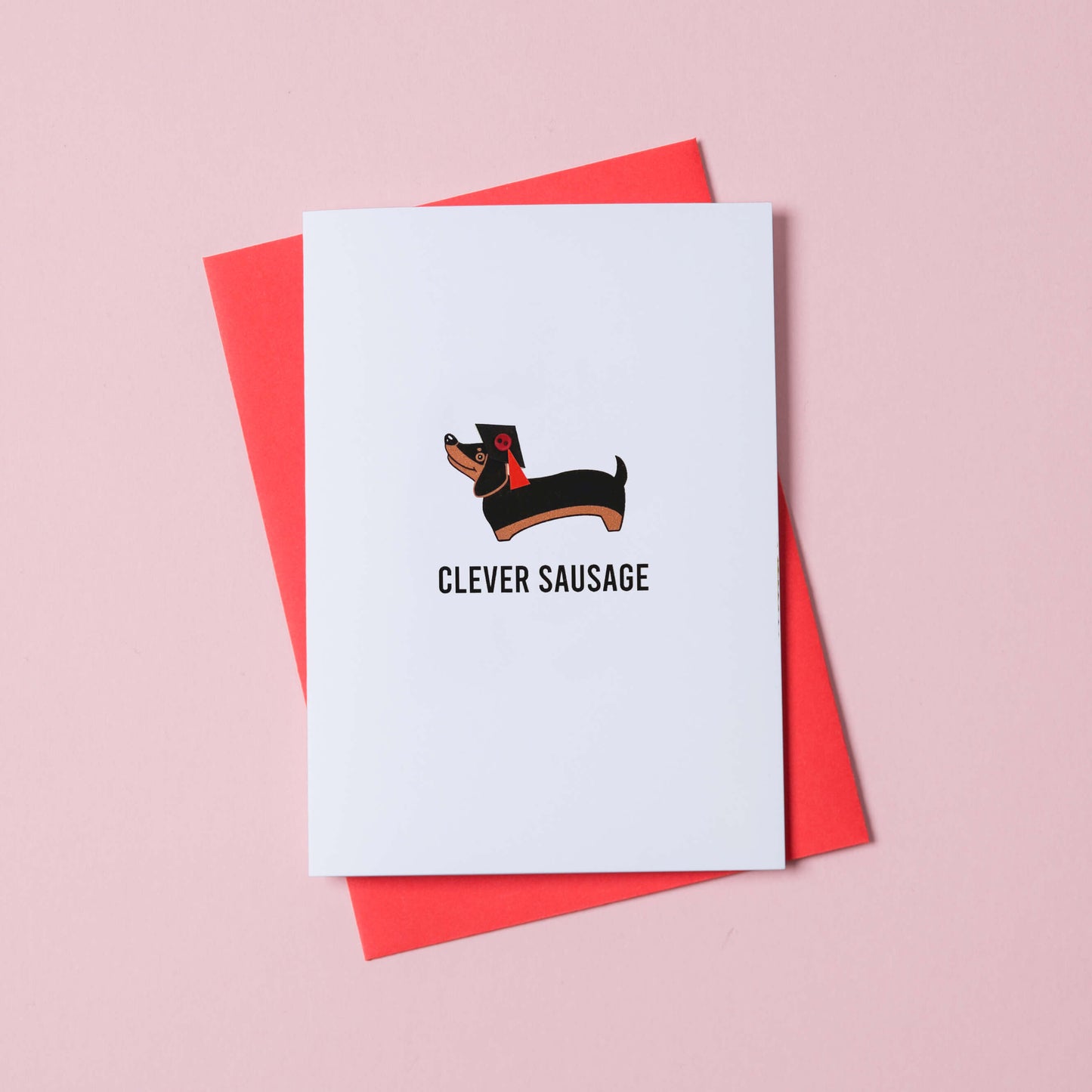 Clever Sausage Congratulations Card