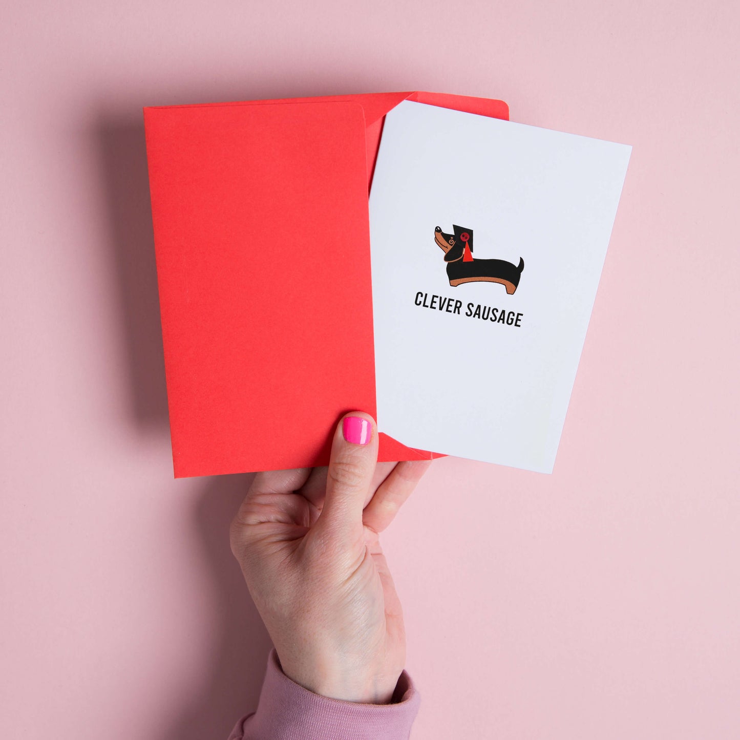 Clever Sausage Congratulations Card