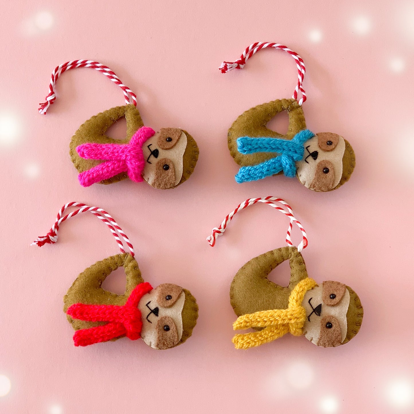 Sloth Christmas Tree Decoration