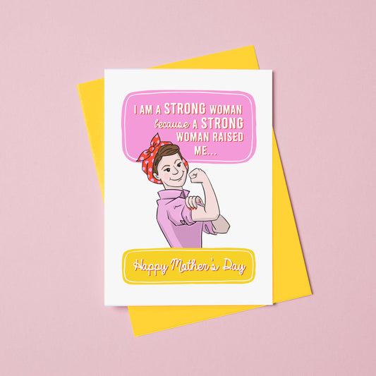 Strong Mum Mother's Day Card