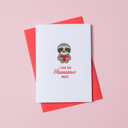 Sloth Love Card