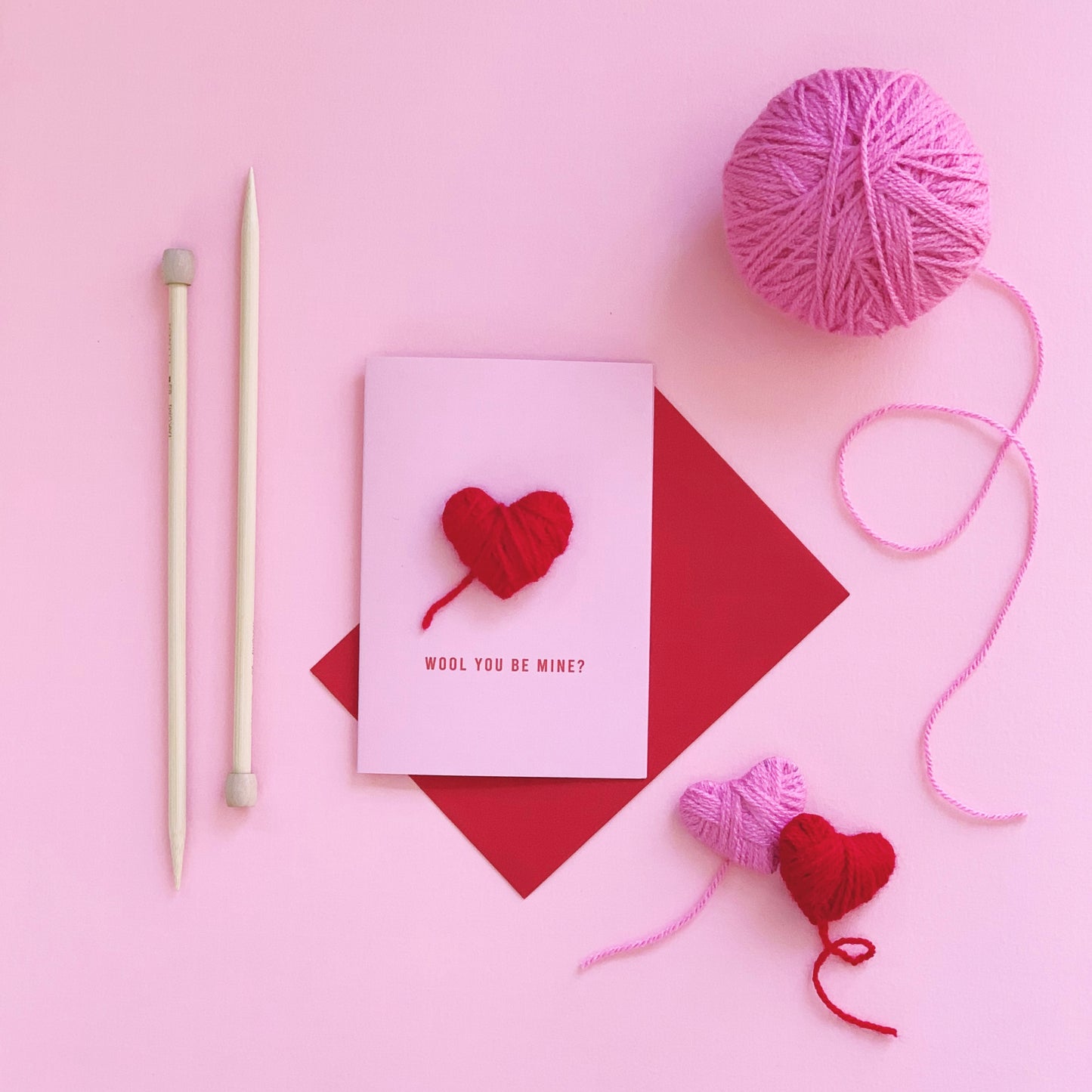 Wool You Be Mine Valentine's Day Card