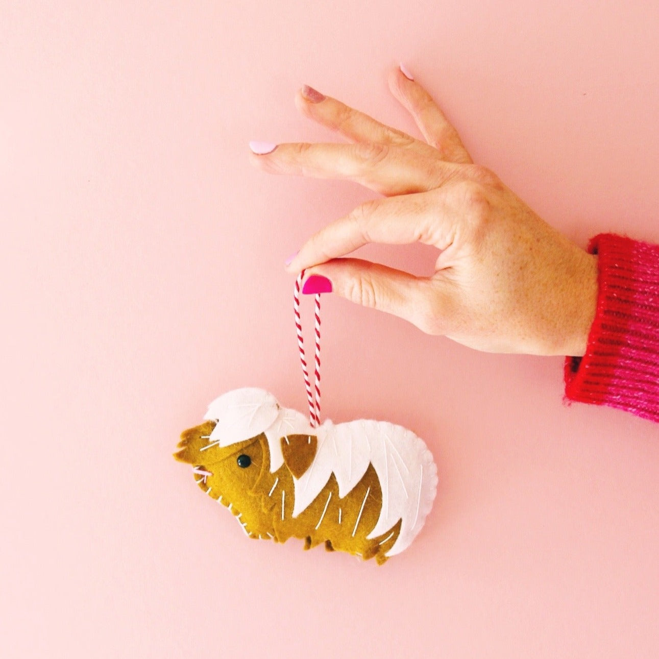 Long Haired Guinea Pig Decoration - 50% Off