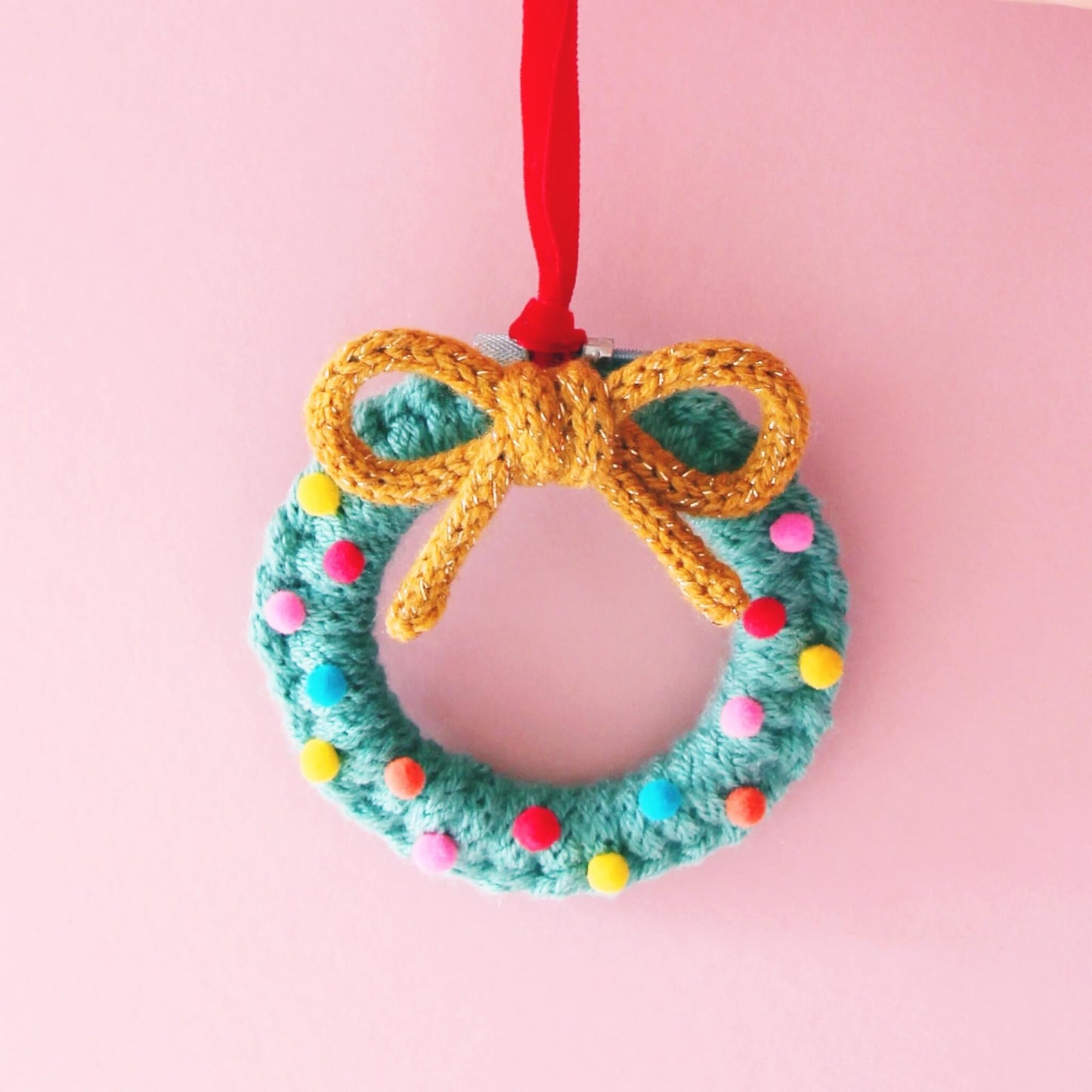 Mini Wreath Christmas Tree Ornament