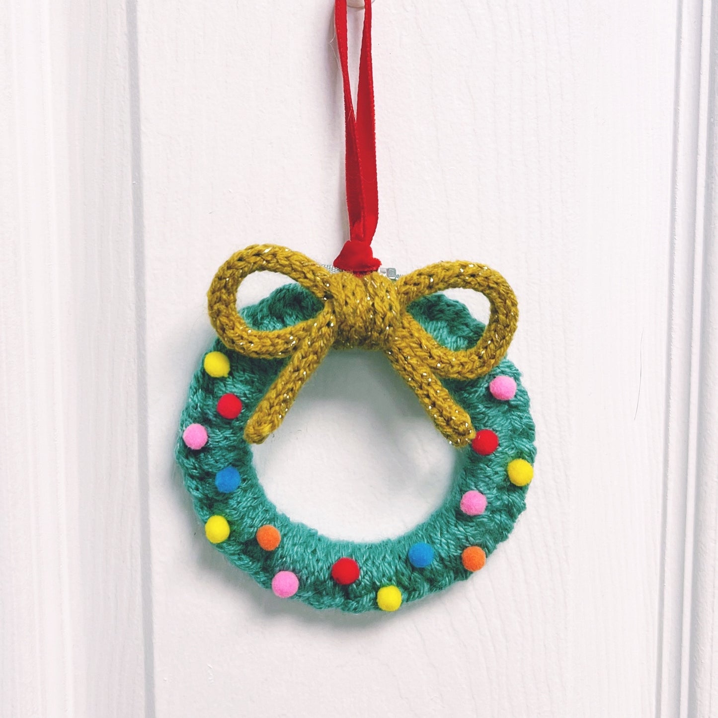 Mini Wreath Christmas Tree Ornament