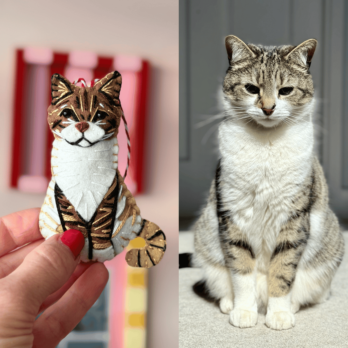 Personalised Cat Ornament