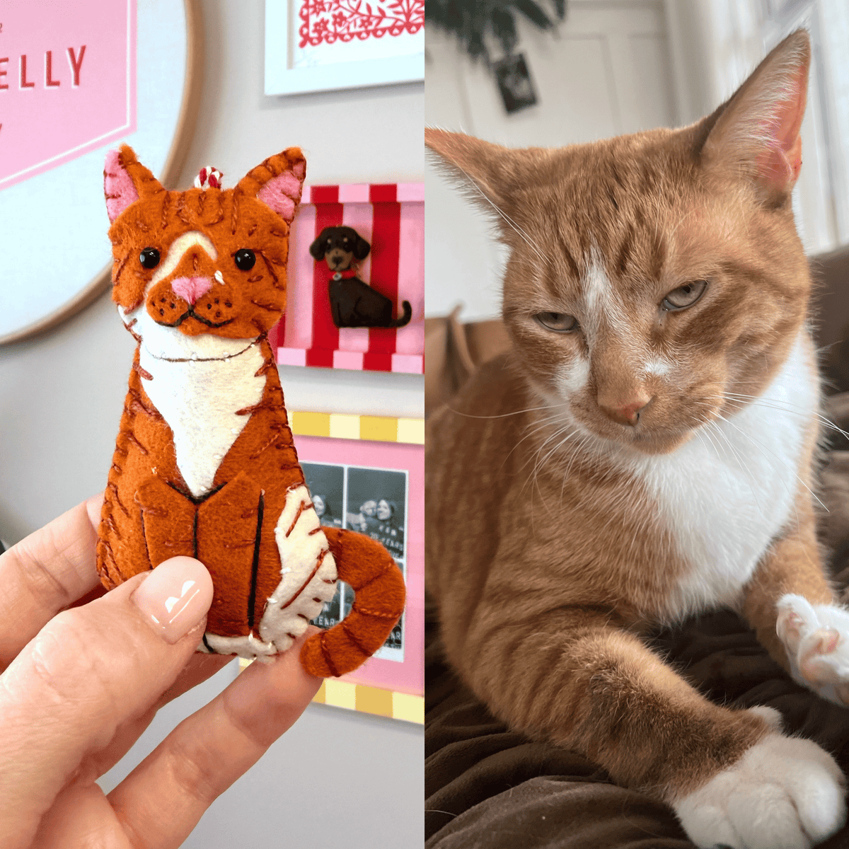 Personalised Cat Ornament