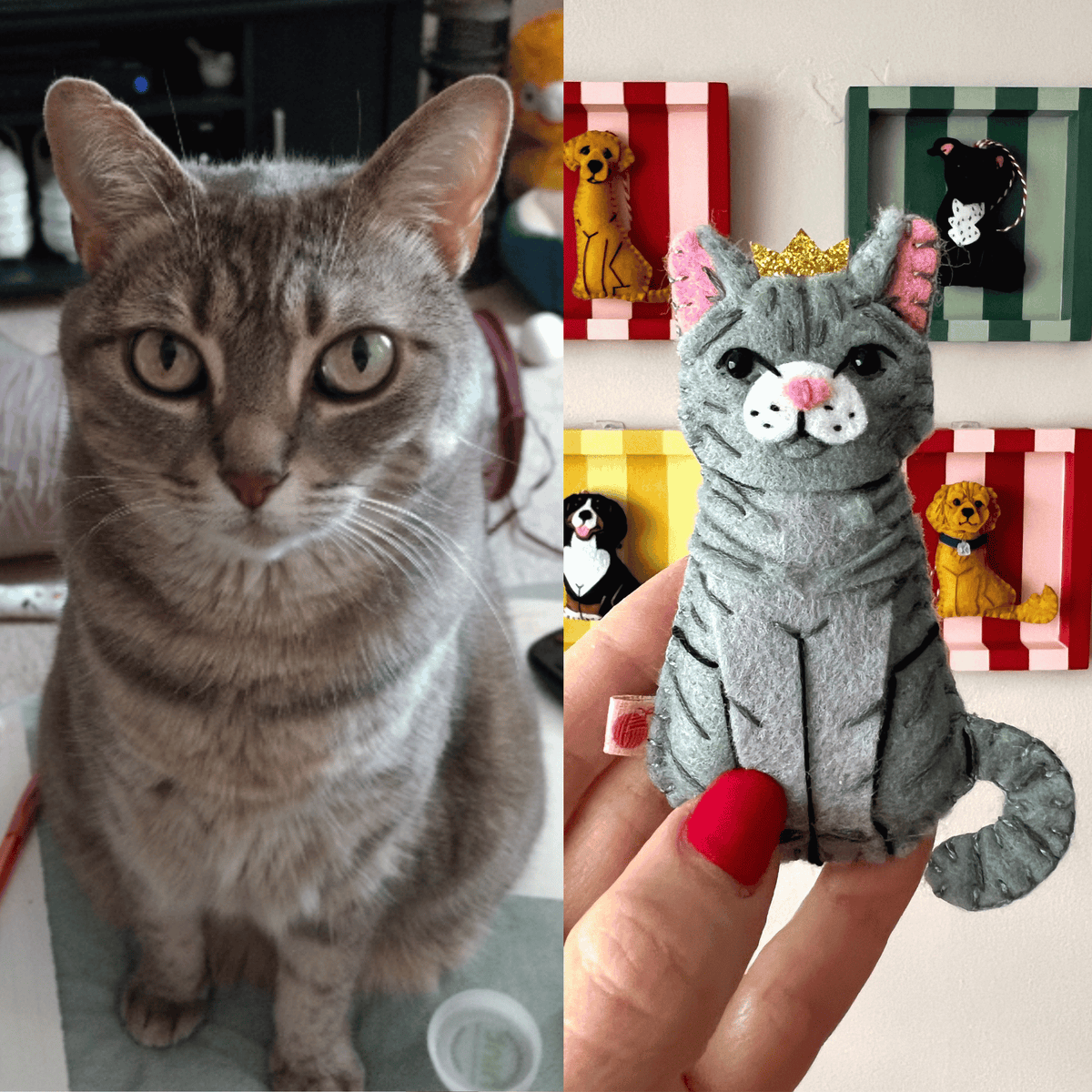 Personalised Cat Ornament
