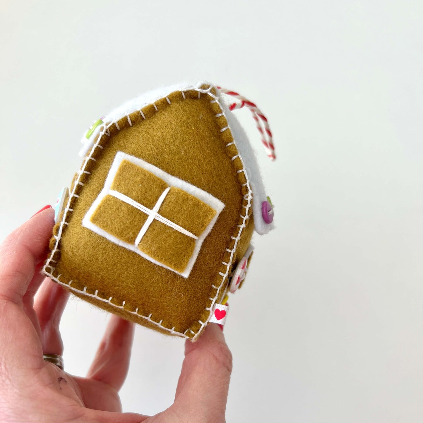 Handmade Gingerbread House Ornament