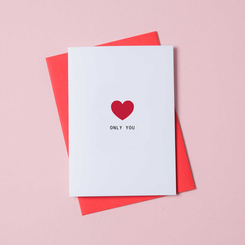 Only You Valentine's Day Card