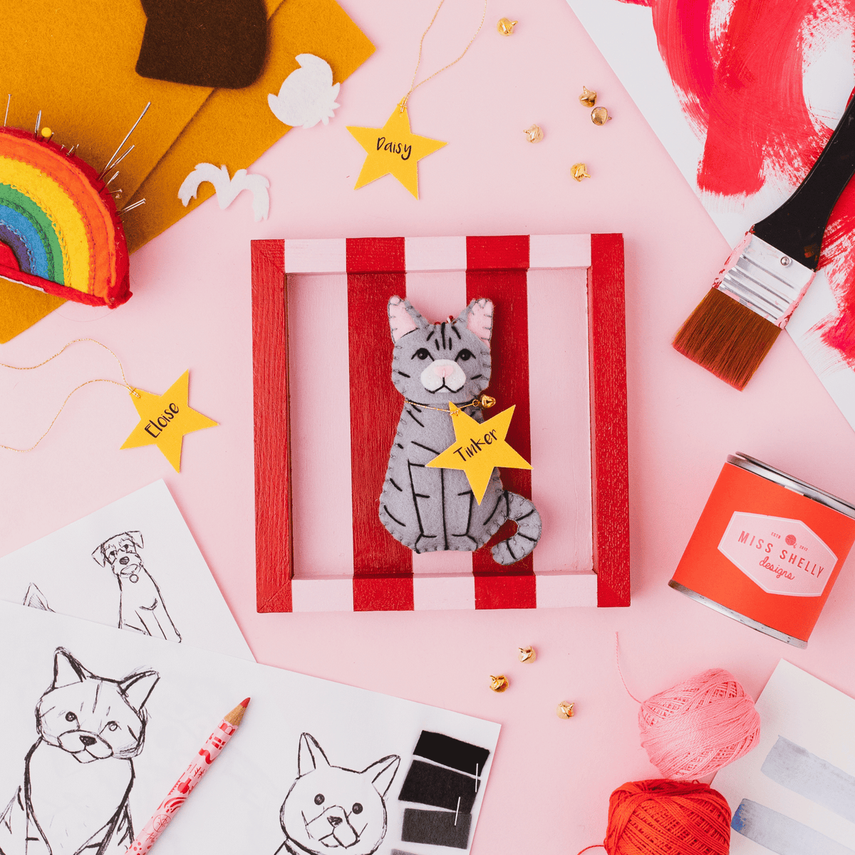Personalised Cat Ornament