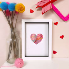 Load image into Gallery viewer, Embroidered Heart Artwork - Limited Edition
