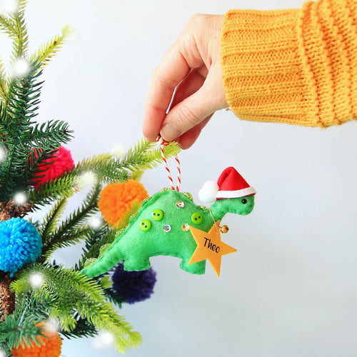 Dinosaur Christmas Decoration