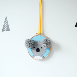 Koala Hoop - Blue Background
