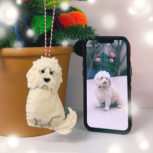 Bespoke Dog Christmas Decoration