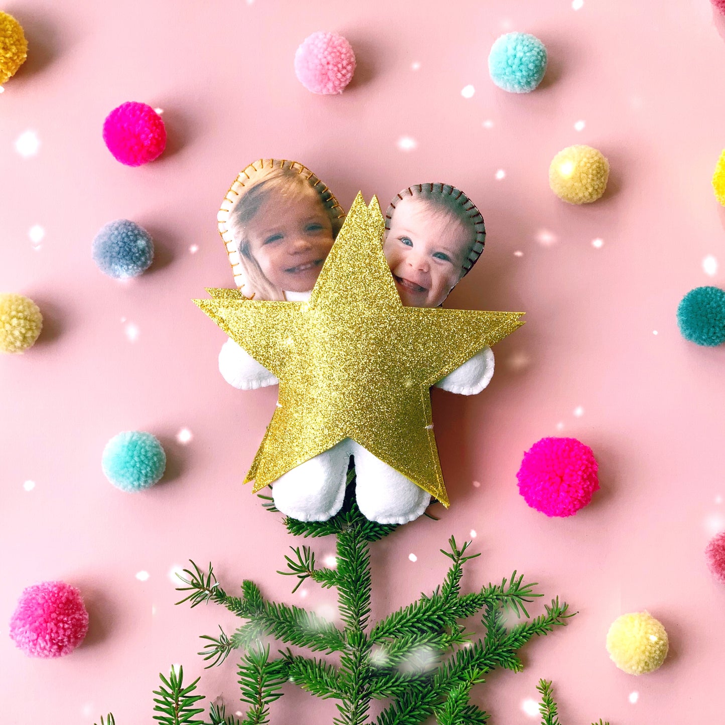 Star Photo Christmas Tree Topper