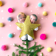 Load image into Gallery viewer, Star Photo Christmas Tree Topper