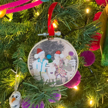 Load image into Gallery viewer, Personalised Photo Keepsake Christmas Decoration