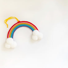Load image into Gallery viewer, Knitted Rainbow Wall Hanging